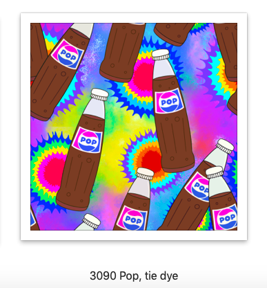 3090 Pop, tie dye