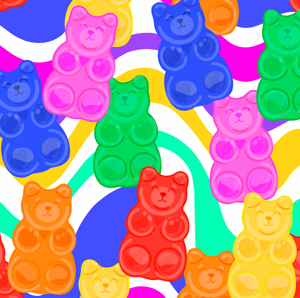 2106 gummy bears, rainbow wave