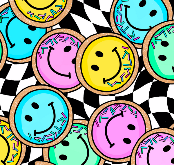 2108 birthday donuts, rainbow sky
