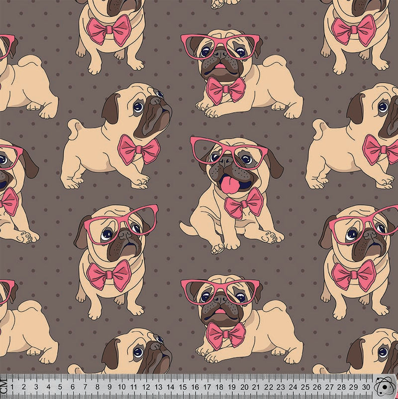 A104 Pugs with Glasses.