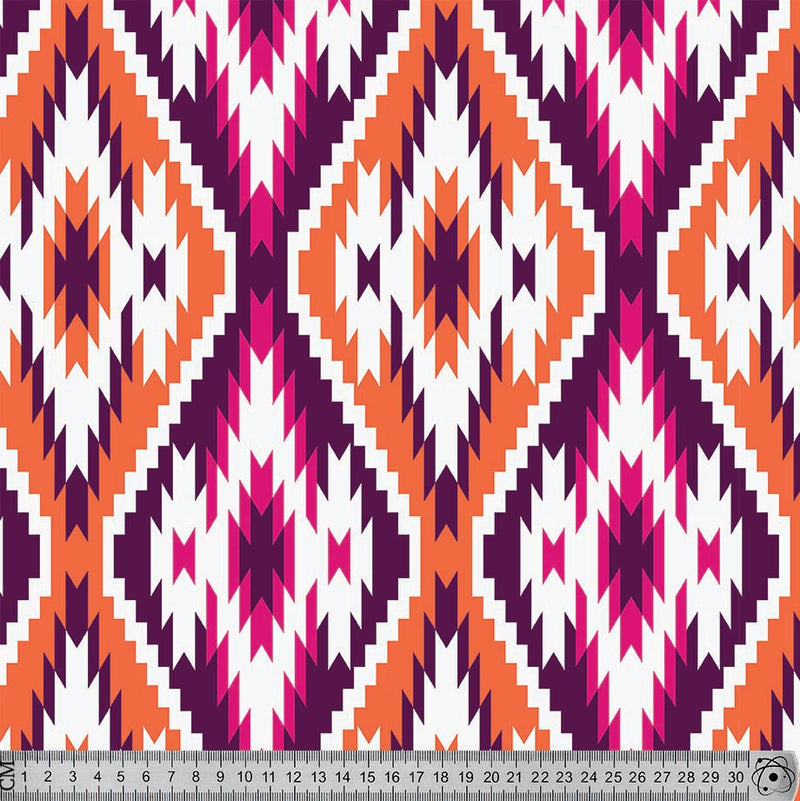 A49 Aztec Orange Pink Purple.