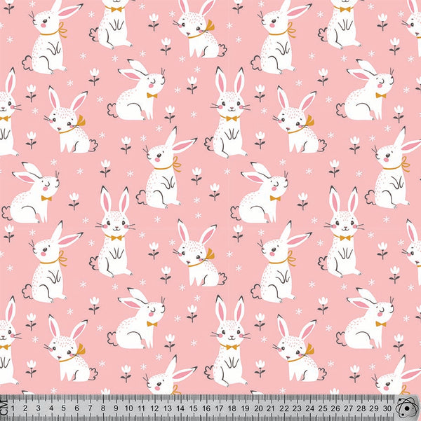 A95 Bunnies on Pink.