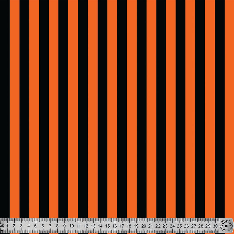 Black-Orange stripes.