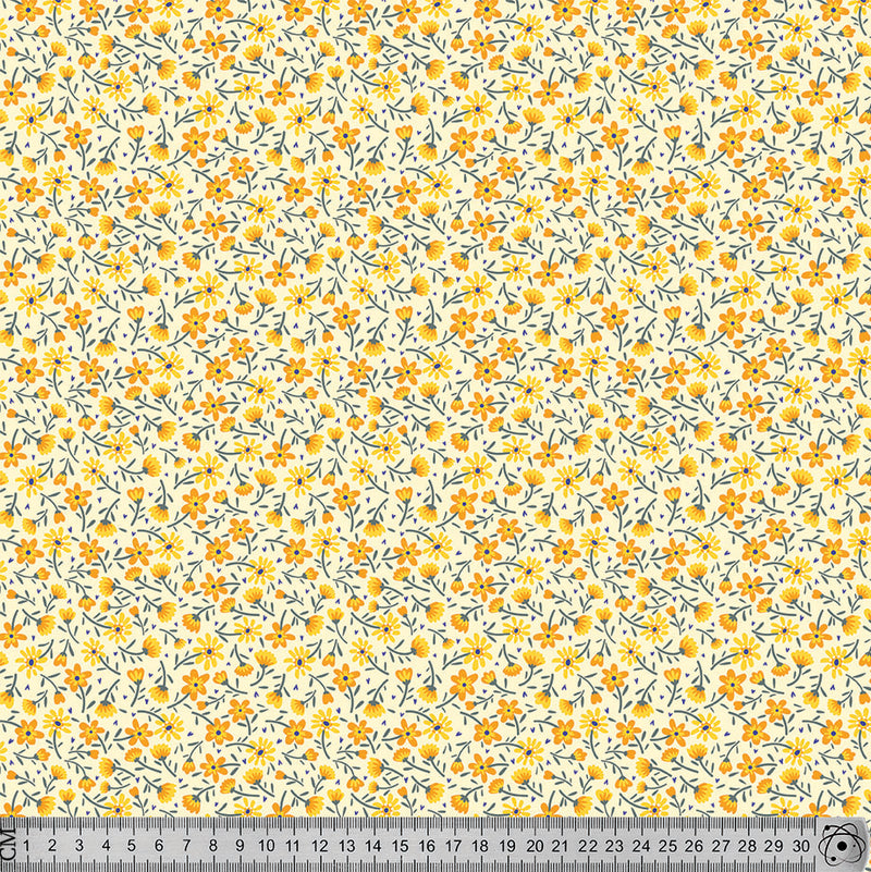 FFL6 Yellow ditsy Floral.