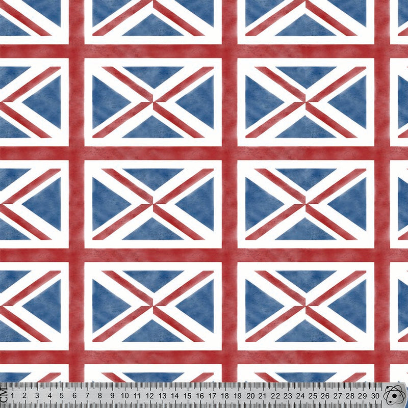 FG3 Faded Union Jack Flag Pattern.