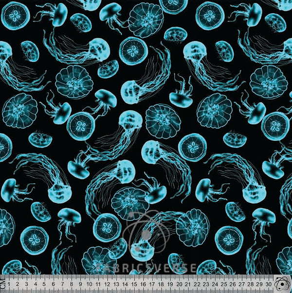 J015C Jellyfish Light Blue print.