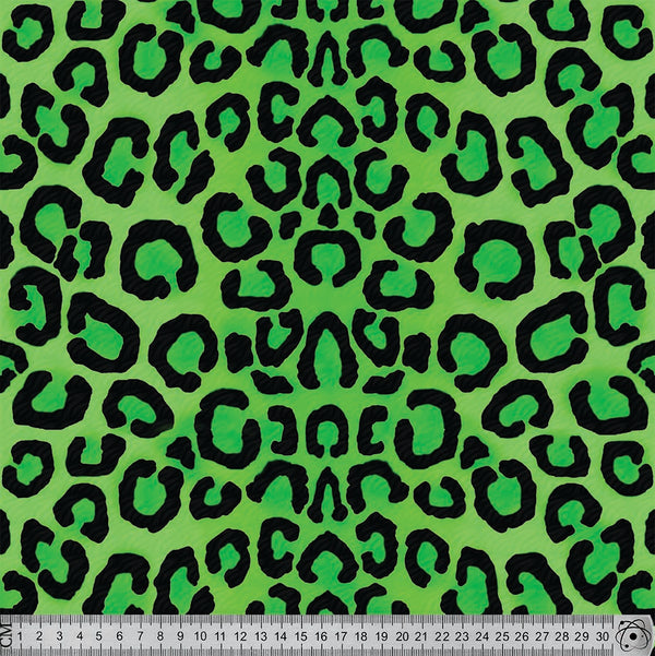 J017B New Green Leopard print.