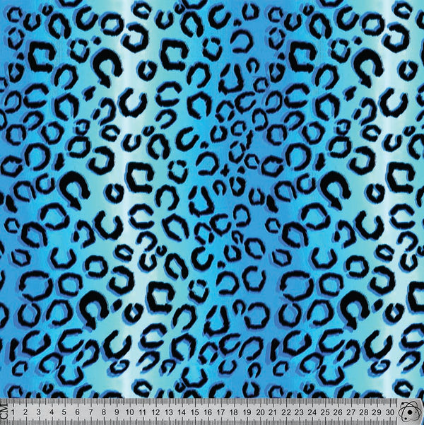 J018A Ombre Blue Leopard Print.