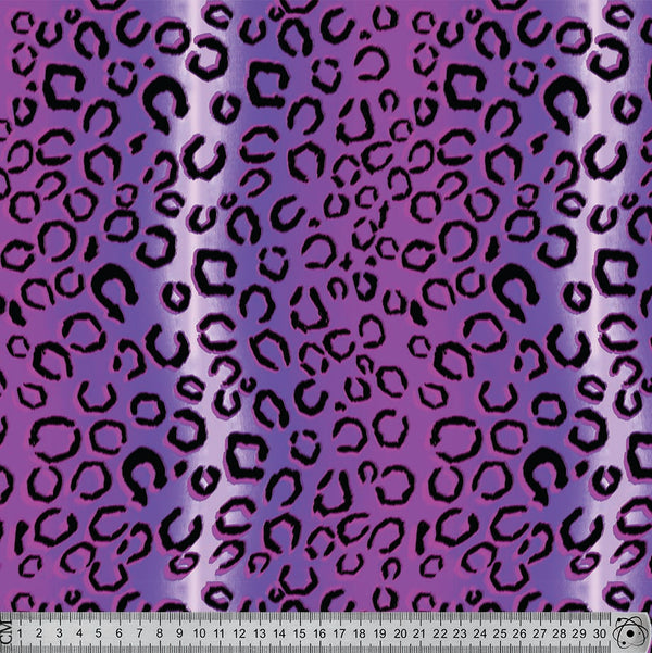 J022 Ombre Purple Leopard print.