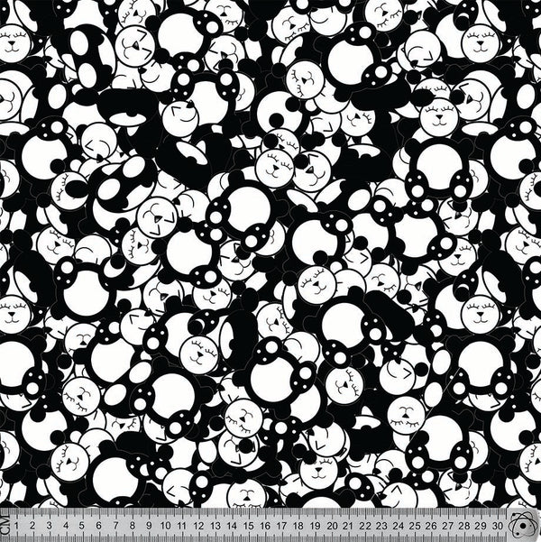 J031 Cute Panda Print.