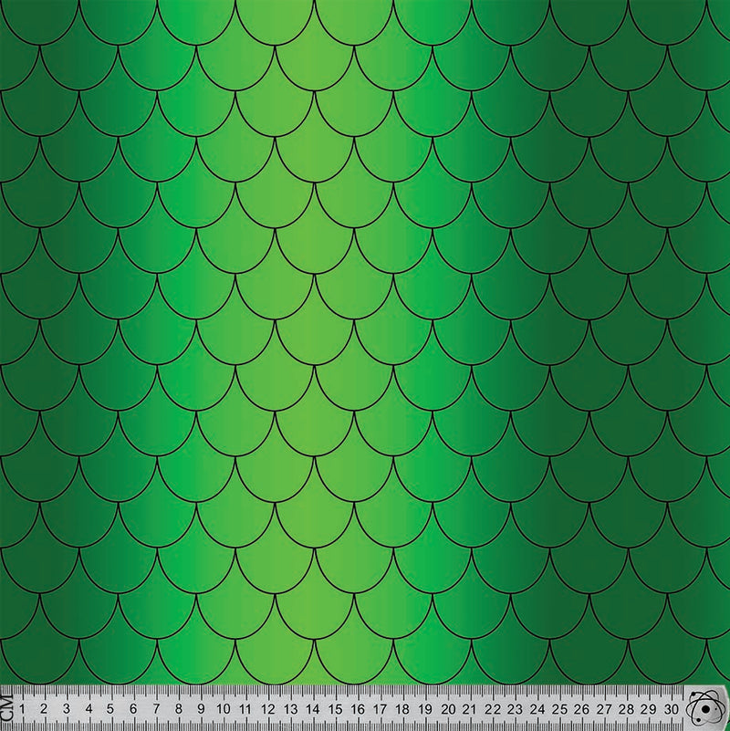 J048 Green Scales Print.