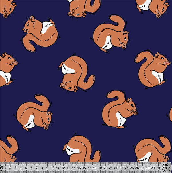 J051 Cute Squirrel Pattern.