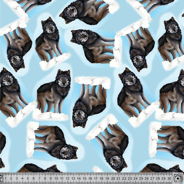 J063 Wolf Print.