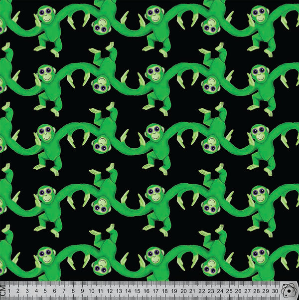 LV17 Monkey Pattern Green.