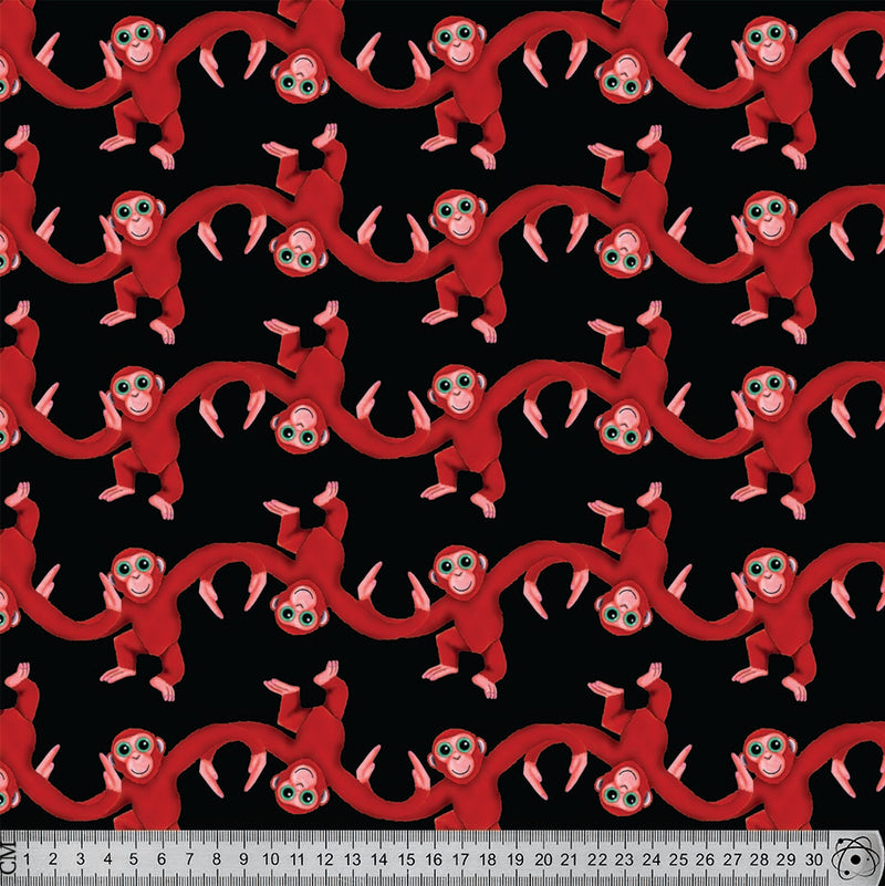 LV20 Monkey Red Pattern.
