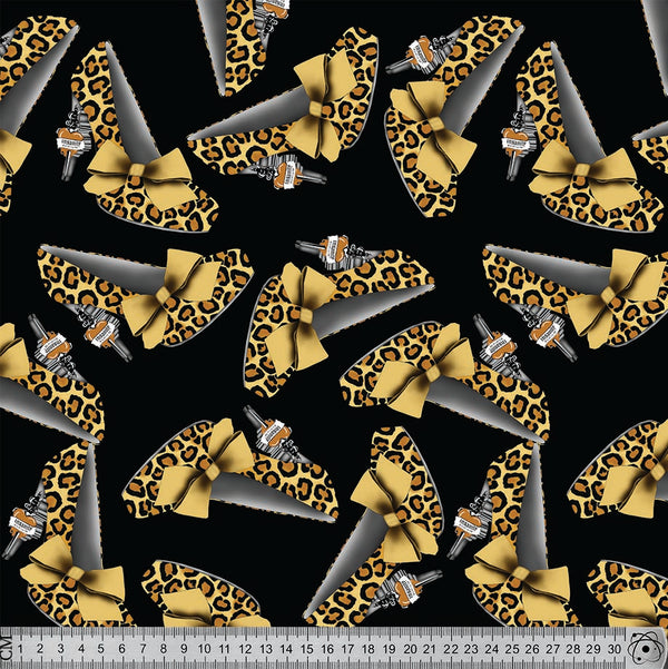 LV3 Leopard natural print Heels.