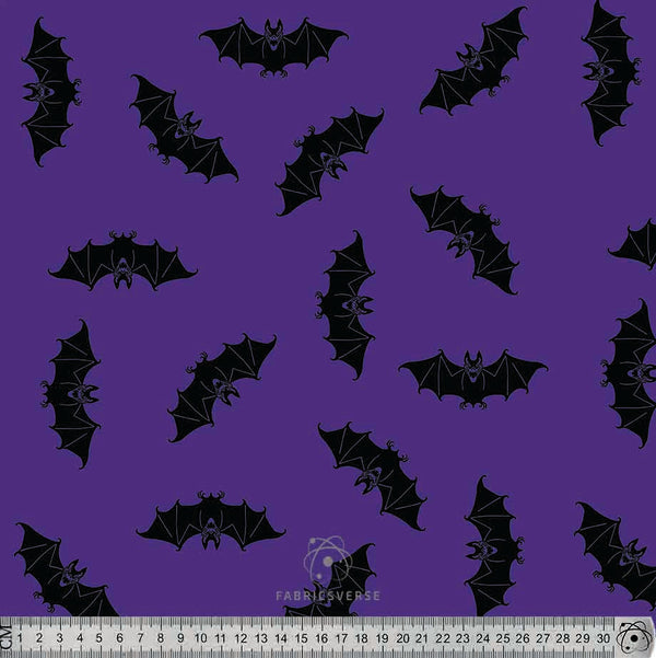 Purple Bats Print.