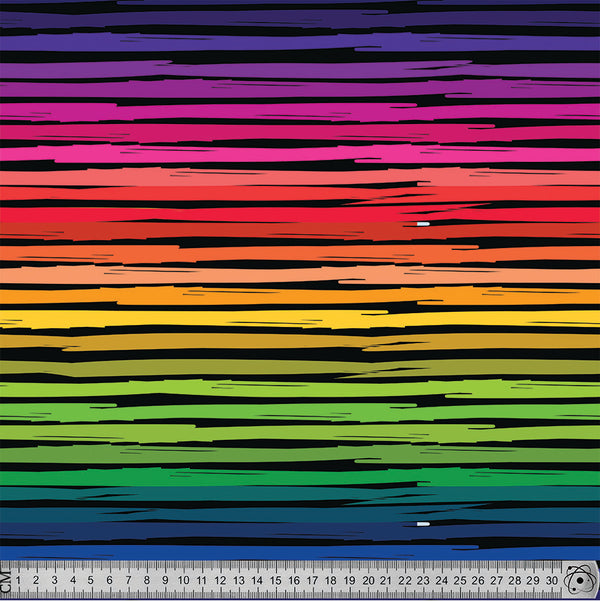 Rainbow stripe.