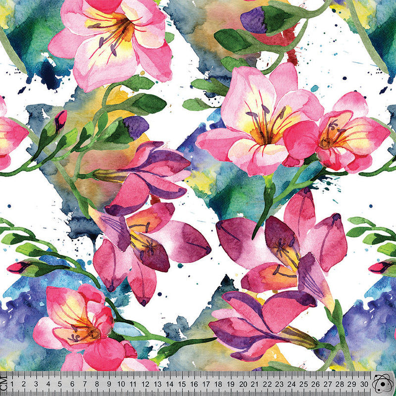 S1005 Watercolour Floral Pink.