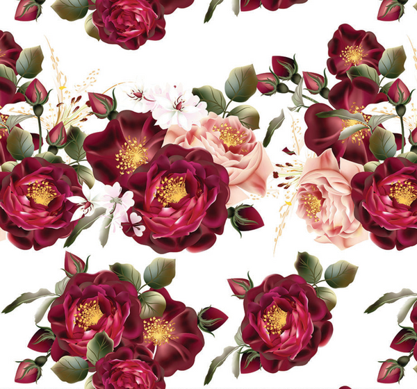097 Red Floral.