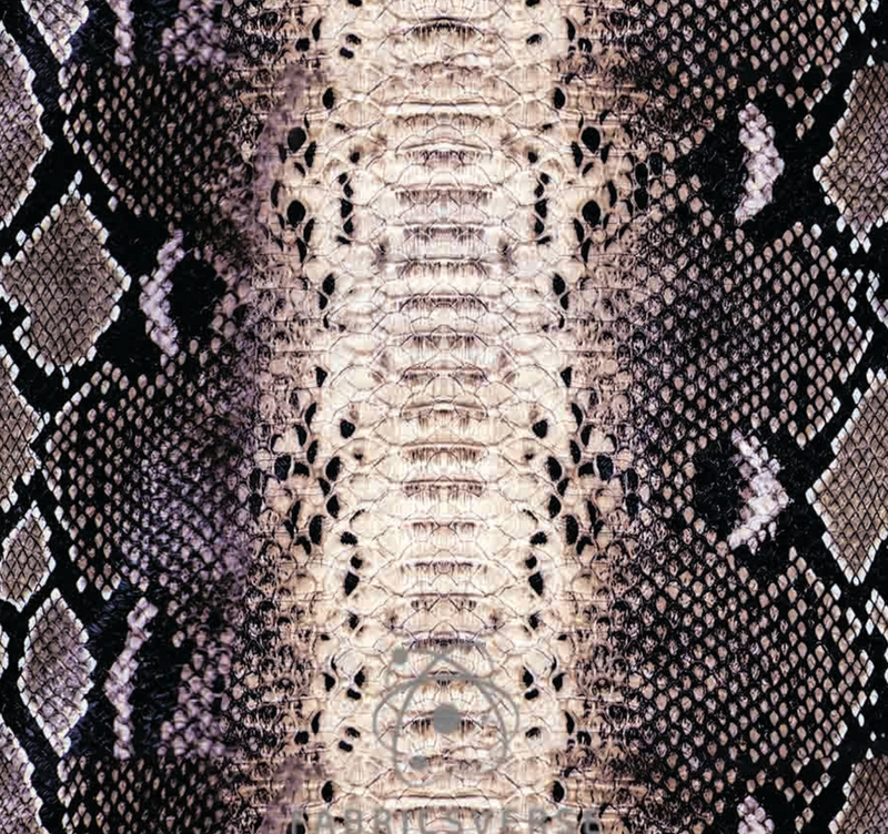 6108 Natural Snake Skin Print.