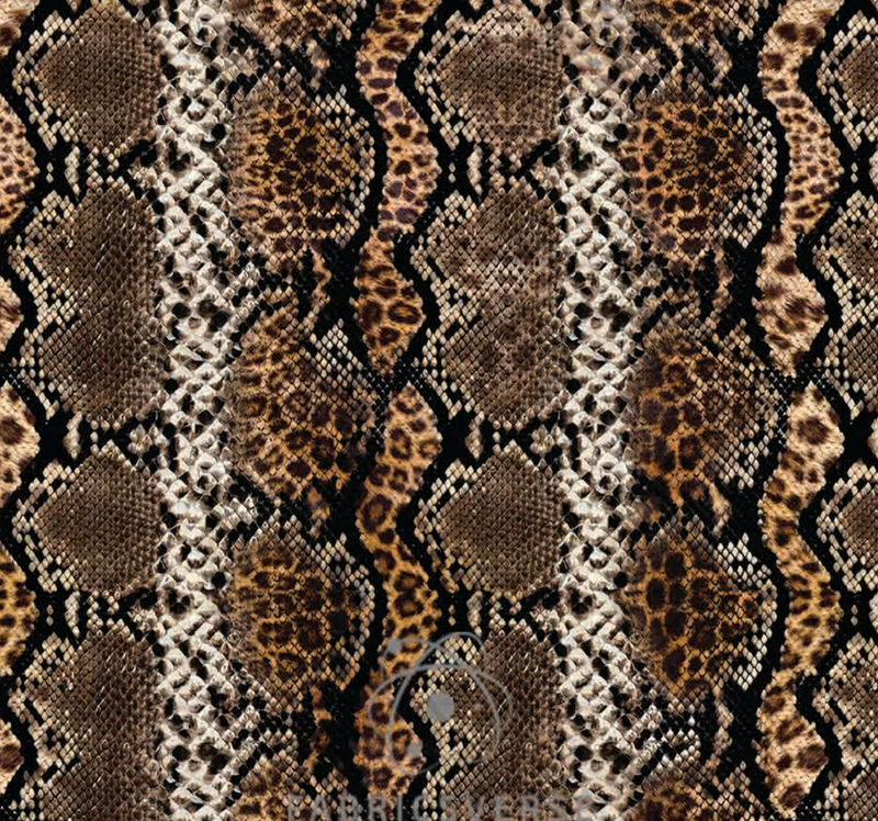 7311 Leopard Snake Skin Print.