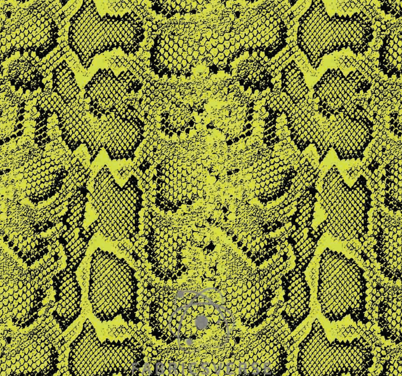7647 Lime Snake SKin Print.