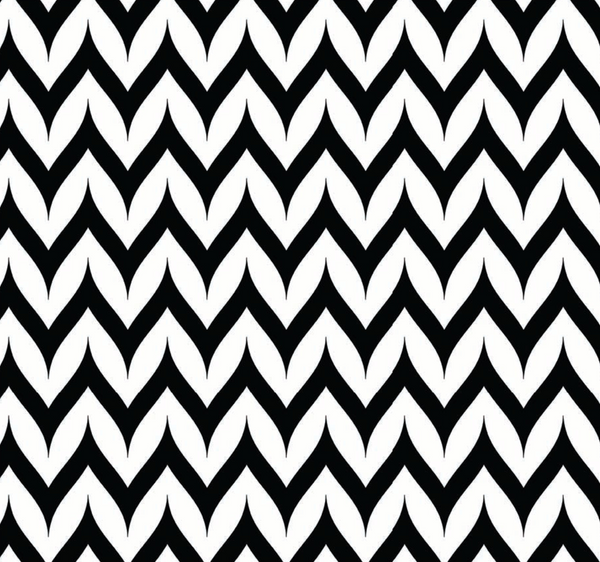 A129 Black and White Chevron.