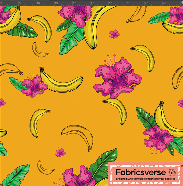 TRP05 Banana floral.