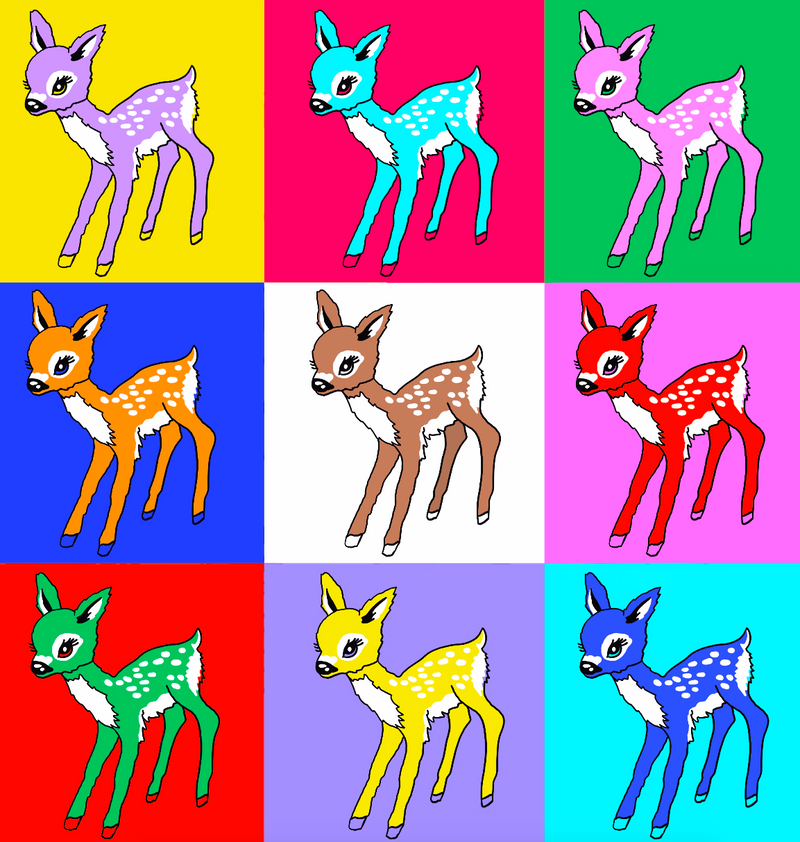 RDB001 Rainbow Deer