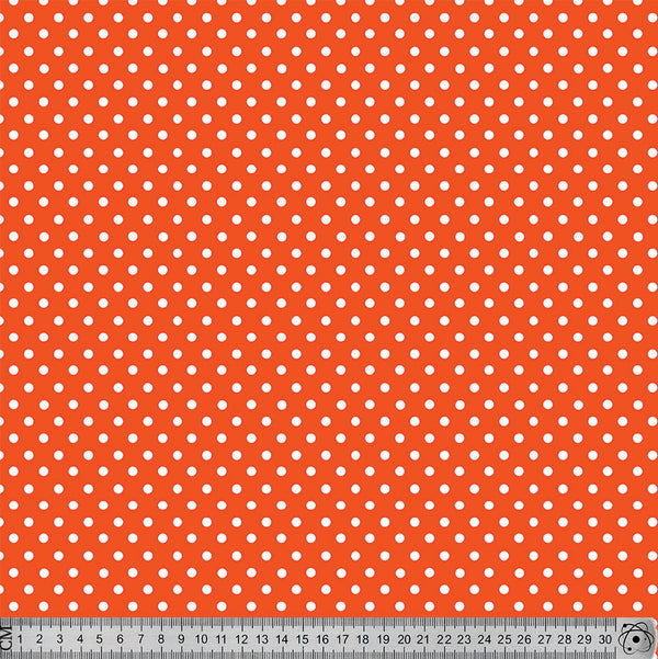 V3057 Burnt Orange dots.