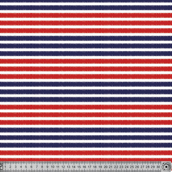 V5044 zigzag red blue stripe.