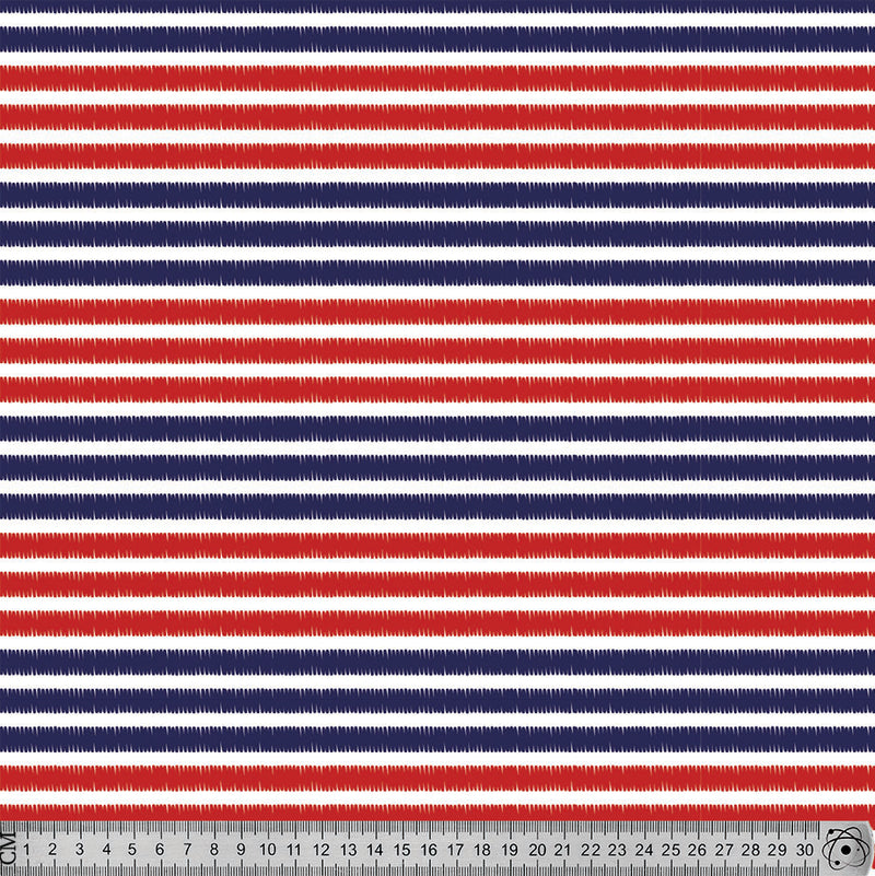 V5044 zigzag red blue stripe.