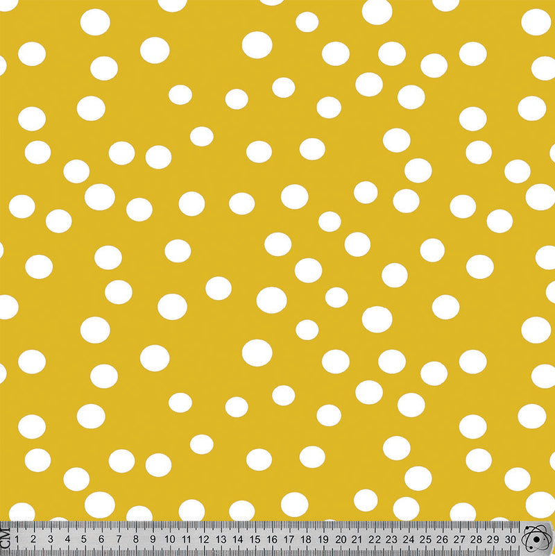V5130 Oval dots mustard.