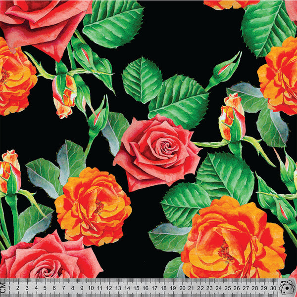 V6147 Red and Yellow flowers.