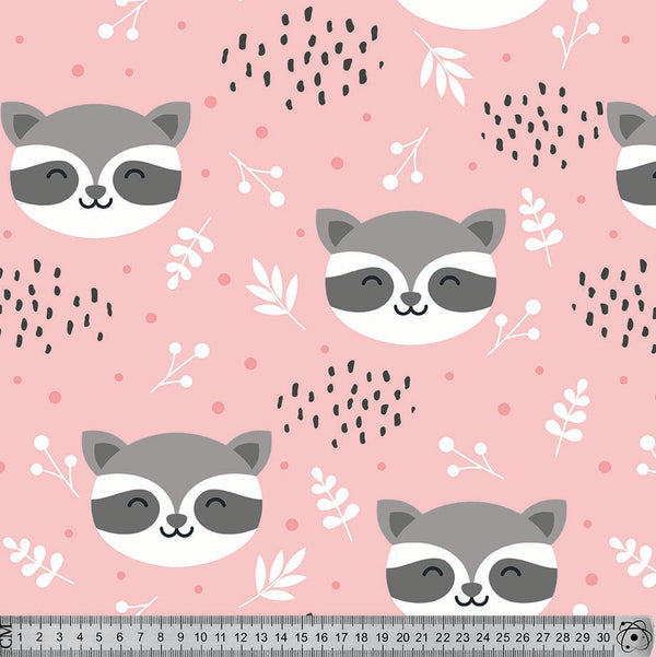 VL4 Raccoons On Pink.