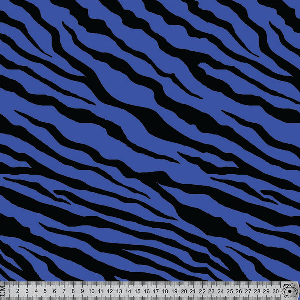 Z1 Blue Zebra Print.
