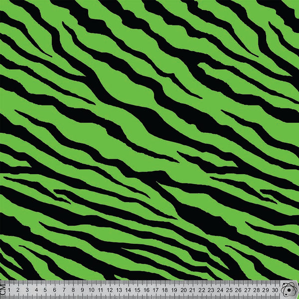 Z2 Green Zebra Print.