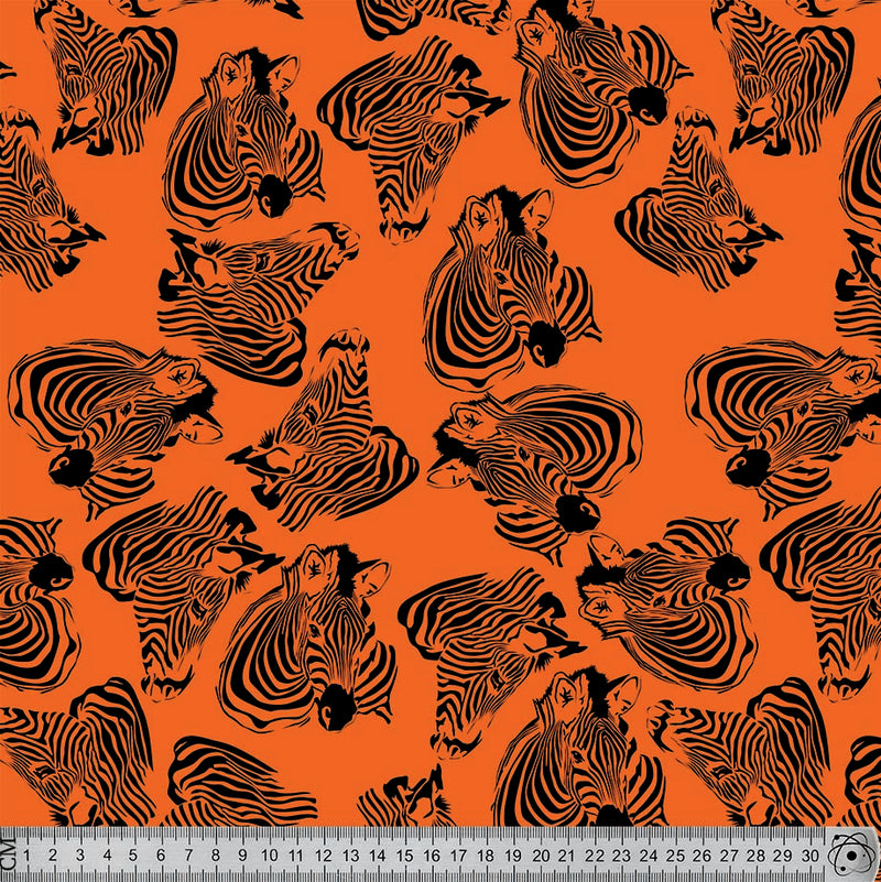 Z8 Orange Zebra Print.