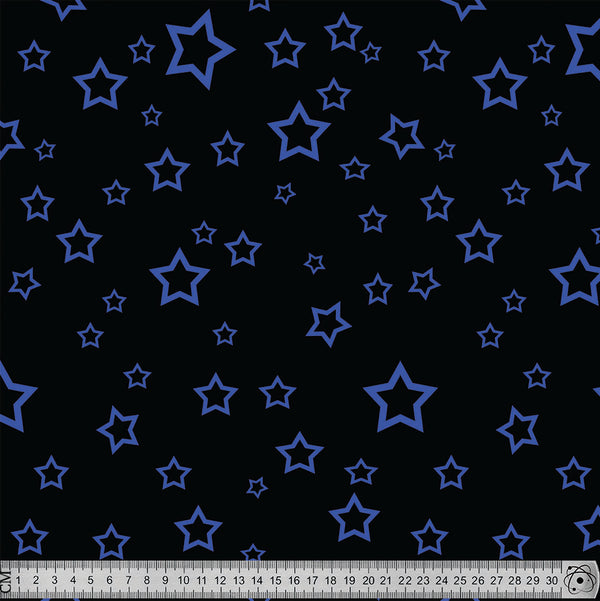 stars blue pattern.